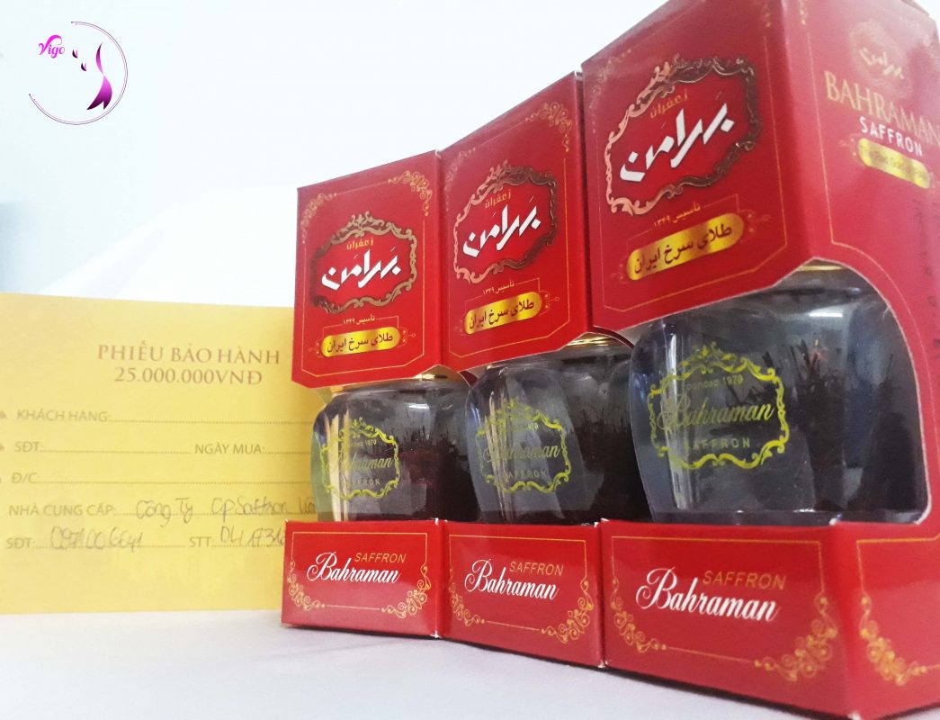 Phiếu bảo hành sản phẩm saffron nhụy hoa nghệ tây