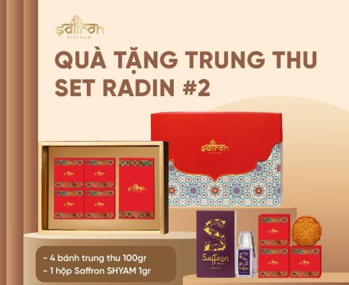 Quà tặng trung thu nhân bánh saffron cao cấp cho người thân