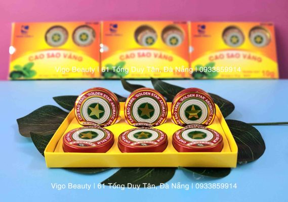 Cao sao vàng 10g vỉ 6 hộp