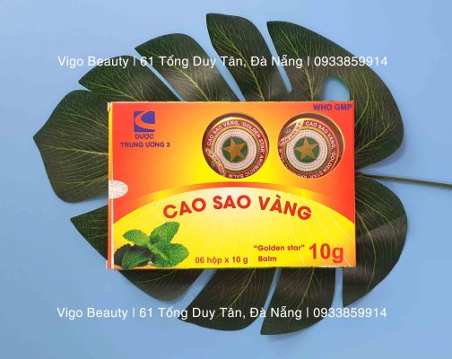 Cao sao vàng, dầu cù là 10g của Dược TW3